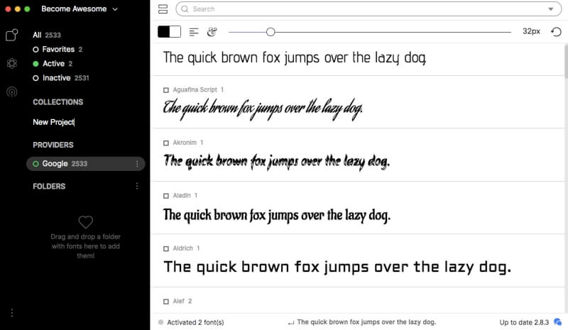 what is the best font manager for mac os x 10.5.1